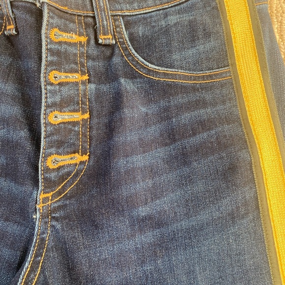 Veronica Beard Carolyn Tuxedo Striped Jeans - size 24 - Picture 5 of 16